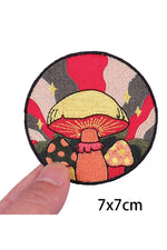 Mushroom Follower Embroidered Patches