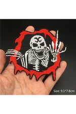 Edgy Punk Embroidered Patch Set