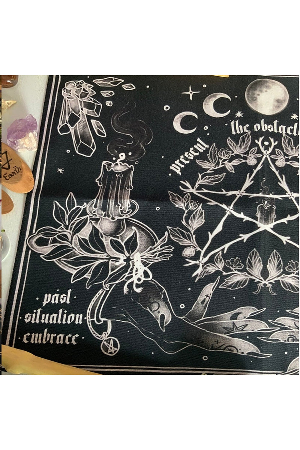 Mystic Witch Ritual Wall Tapestry