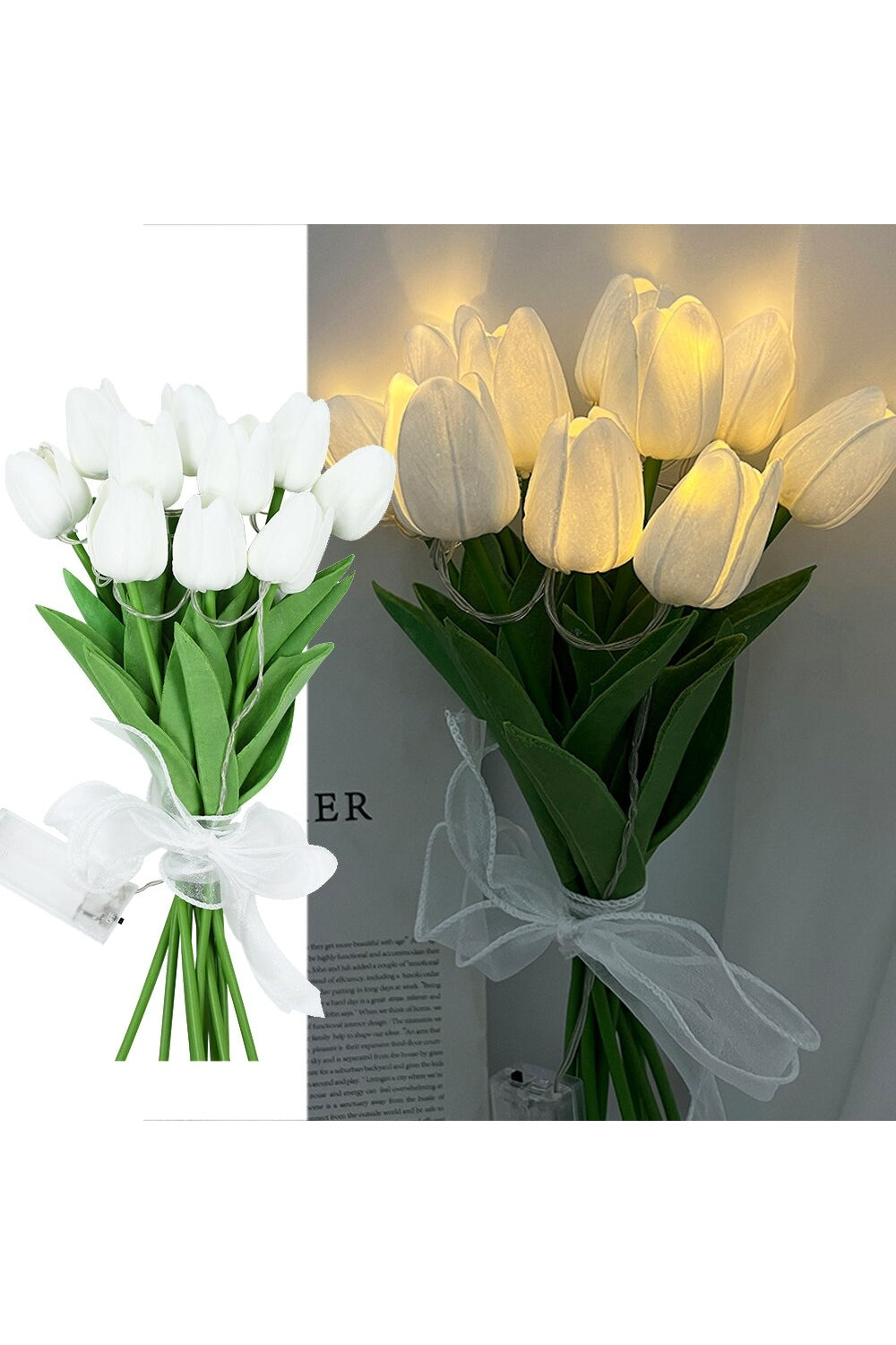 LED Tulip Flower Light Bouquet