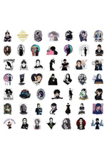 Classic Wednesday Addams Stickers 10/50/100Pcs