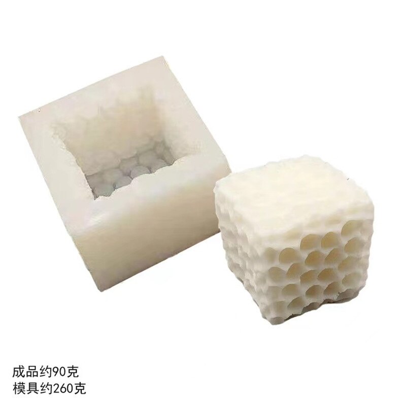 Honeycomb Cube Candle Mold