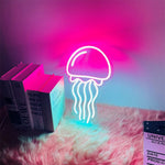 Jellyfish Neon Wall Lamp