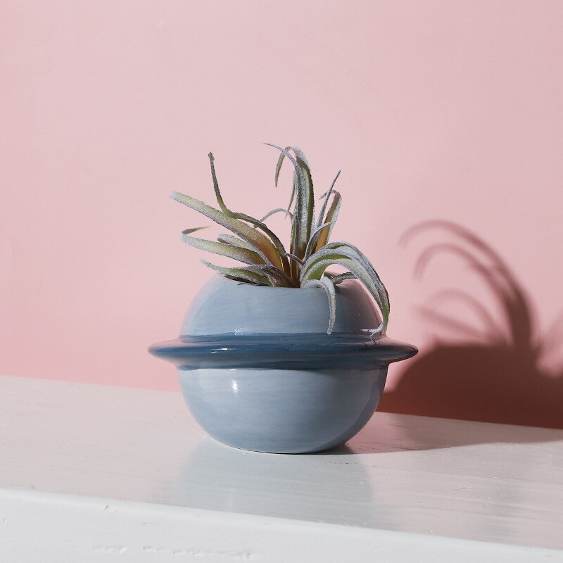 Planet Ceramic Succulent Pot