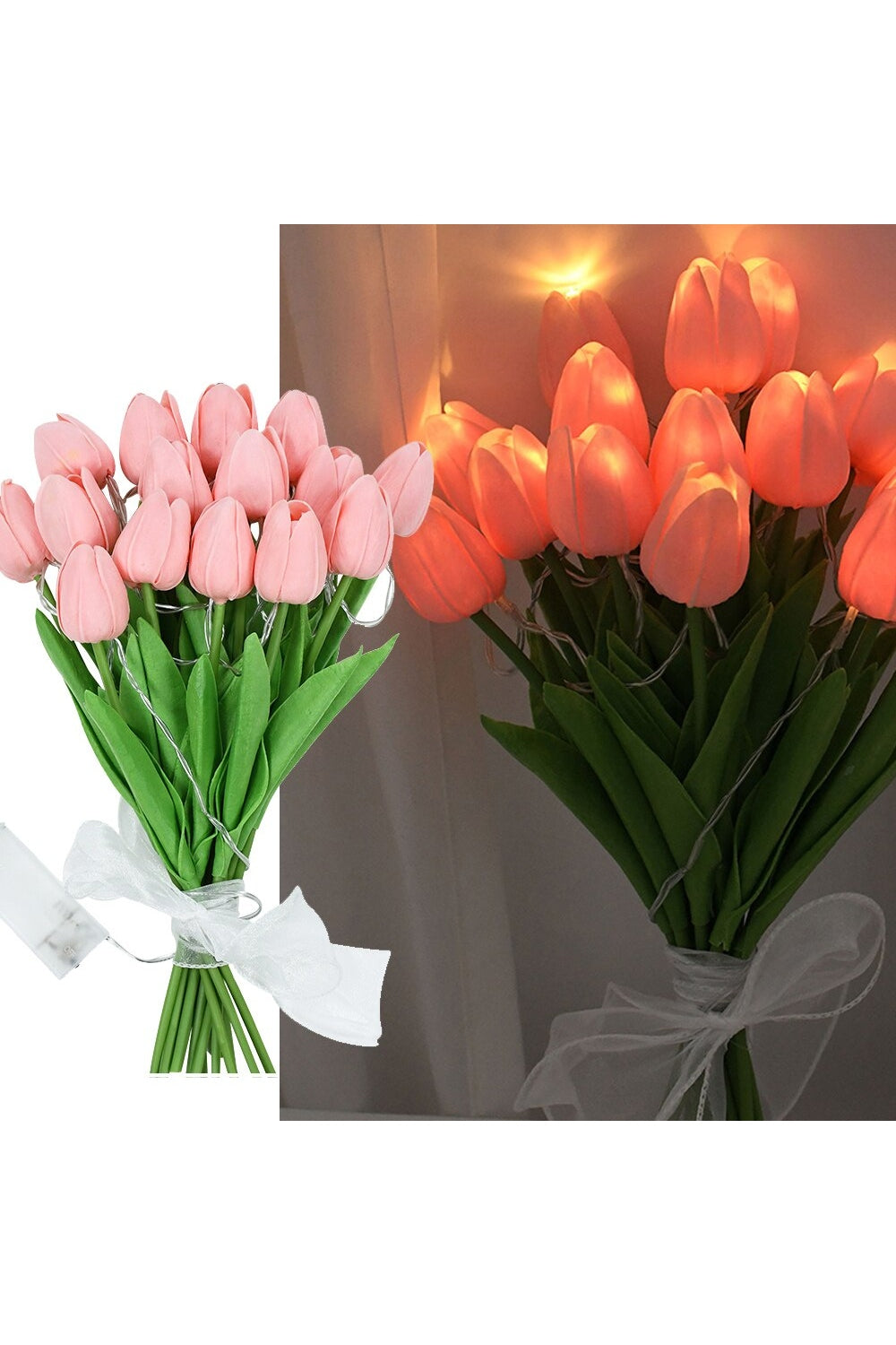 LED Tulip Flower Light Bouquet