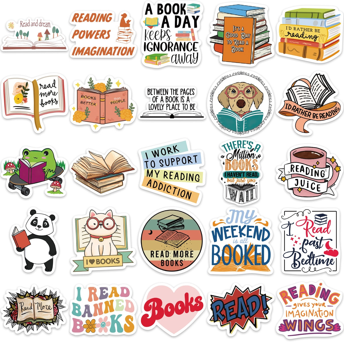 Student Book Day Stickers