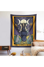 Moon Priest Tarot Wall Tapestry