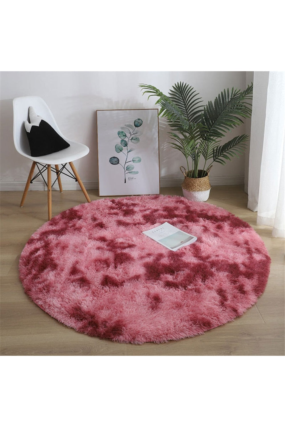 Soft Fluffy Round Rug