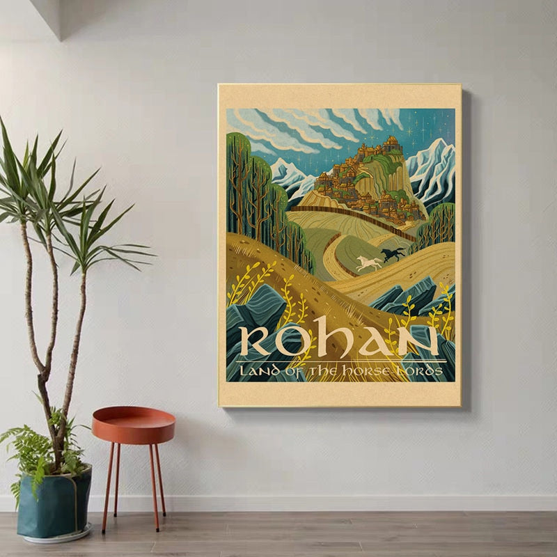 Tolkien Inspired Wall Art