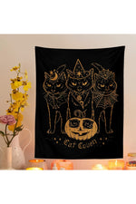 Mystical Cat Divination Tapestry