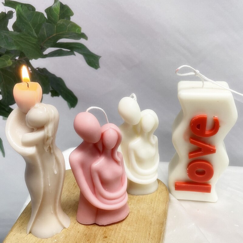 Intimate Couples Portrait Candle Mold