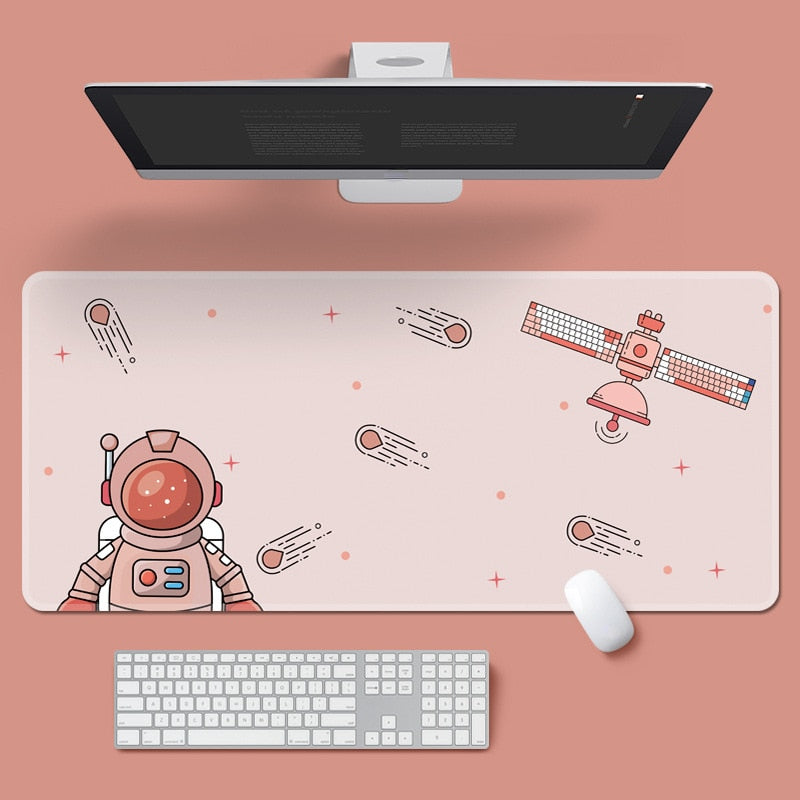 Astronauts Rabbit Mouse Pad Deskmat