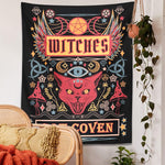 Witchcraft Cat Coven Tapestry