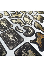 Constellation Girl Gold Stickers