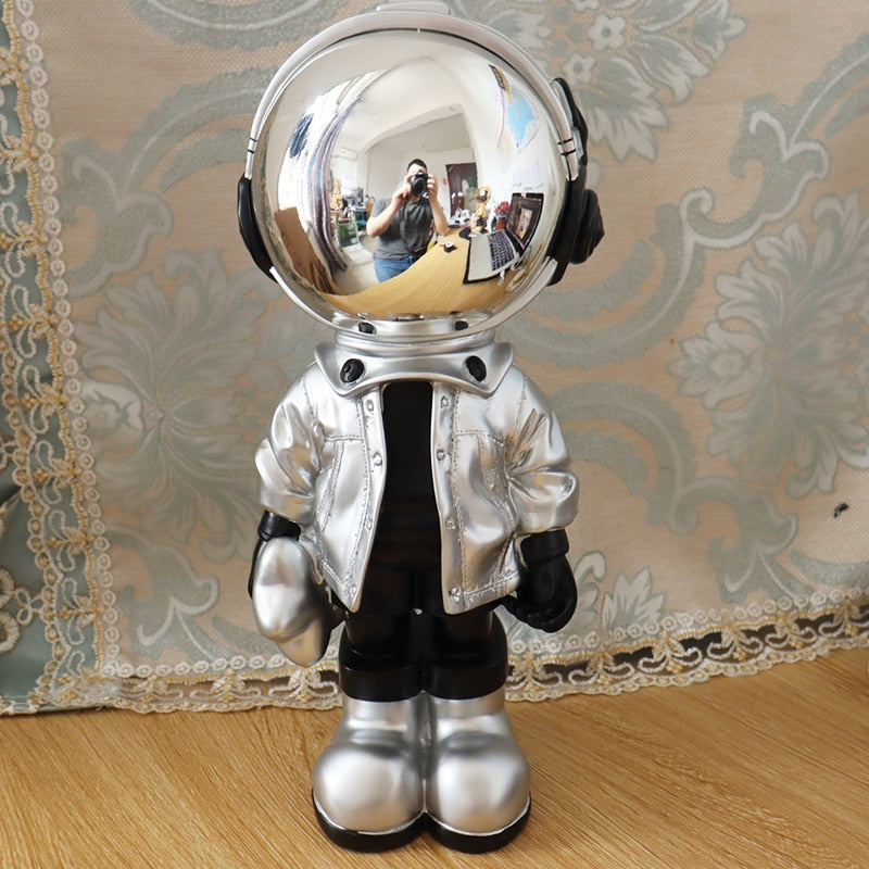 Aesthetic Astronaut Figurine Decor