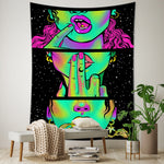 Psychedelic Smoke Visual Tapestry