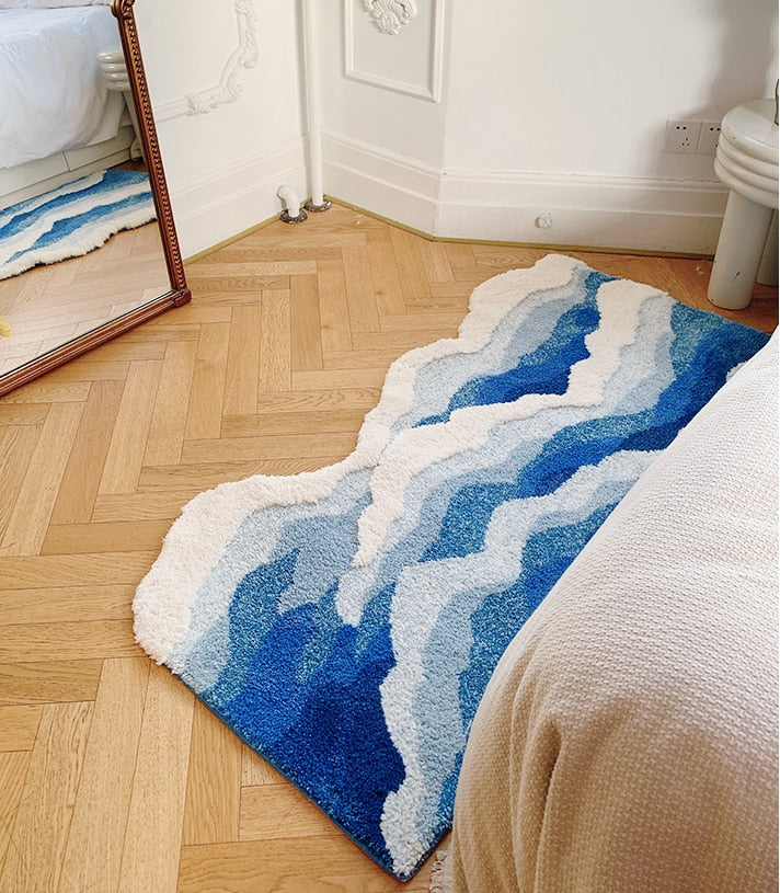 Blue Sea Bathroom Mat