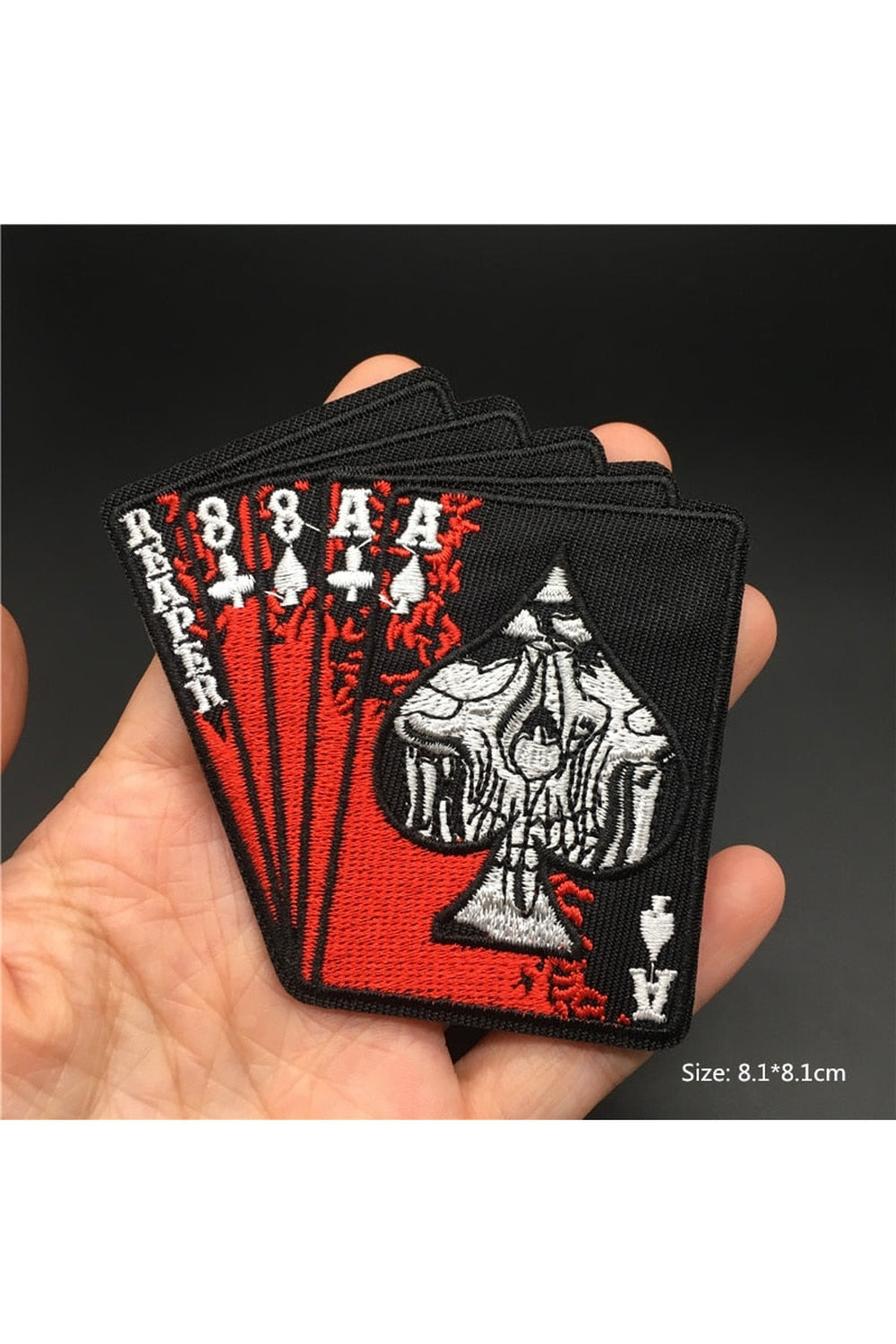 Edgy Punk Embroidered Patch Set