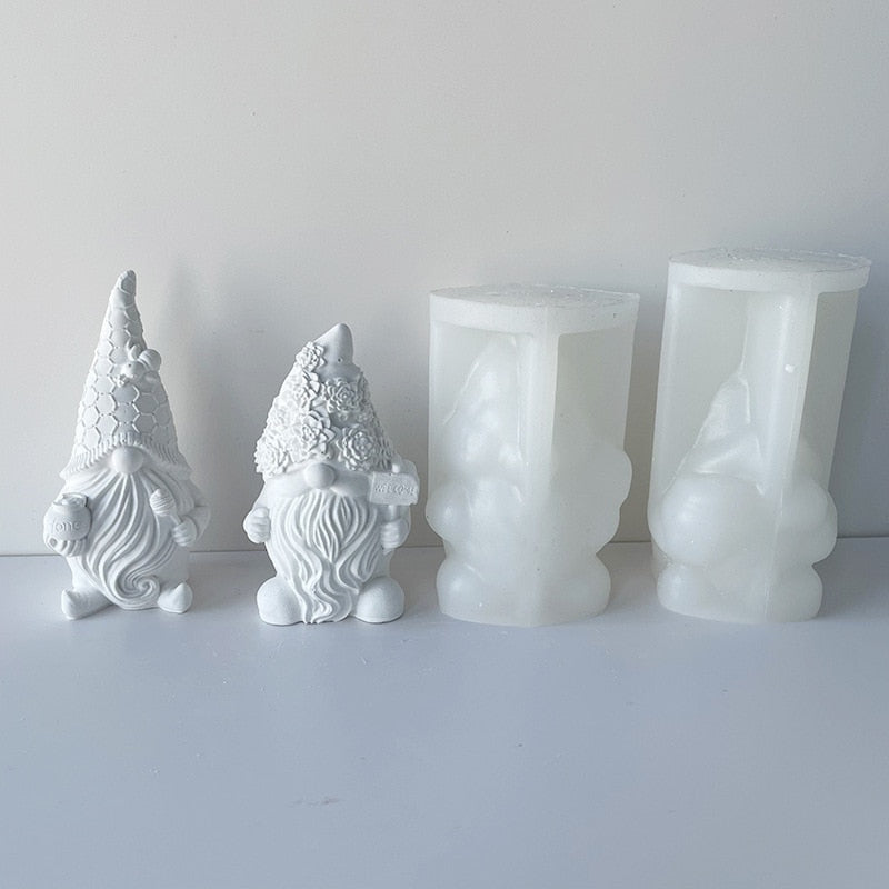 Santa Claus Themed Candle Mold