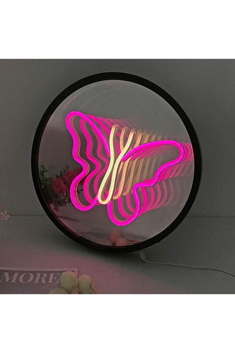 Butterfly Neon Vanity Mirror