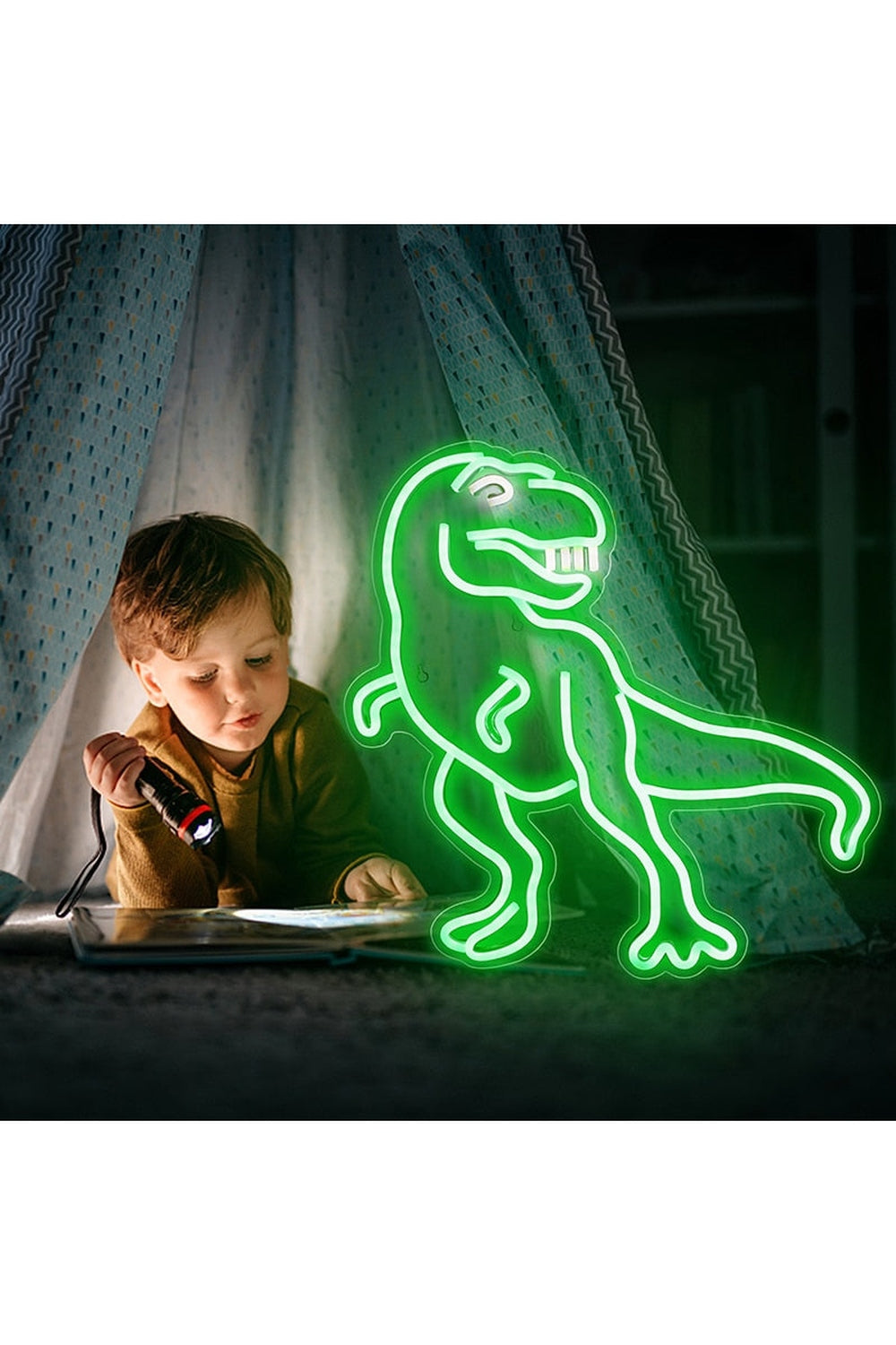 T-Rex Dinosaur Neon Light