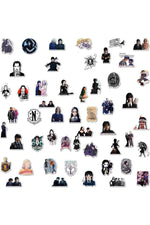 Classic Wednesday Addams Stickers 10/50/100Pcs