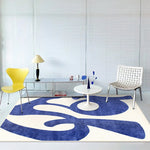 Preppy Abstract Large Area Living Room Rug