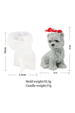 Bulldog Cat Candle Mold Design