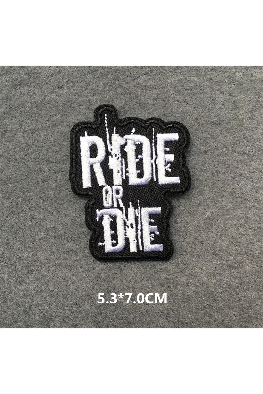 Edgy Punk Embroidered Patch Set