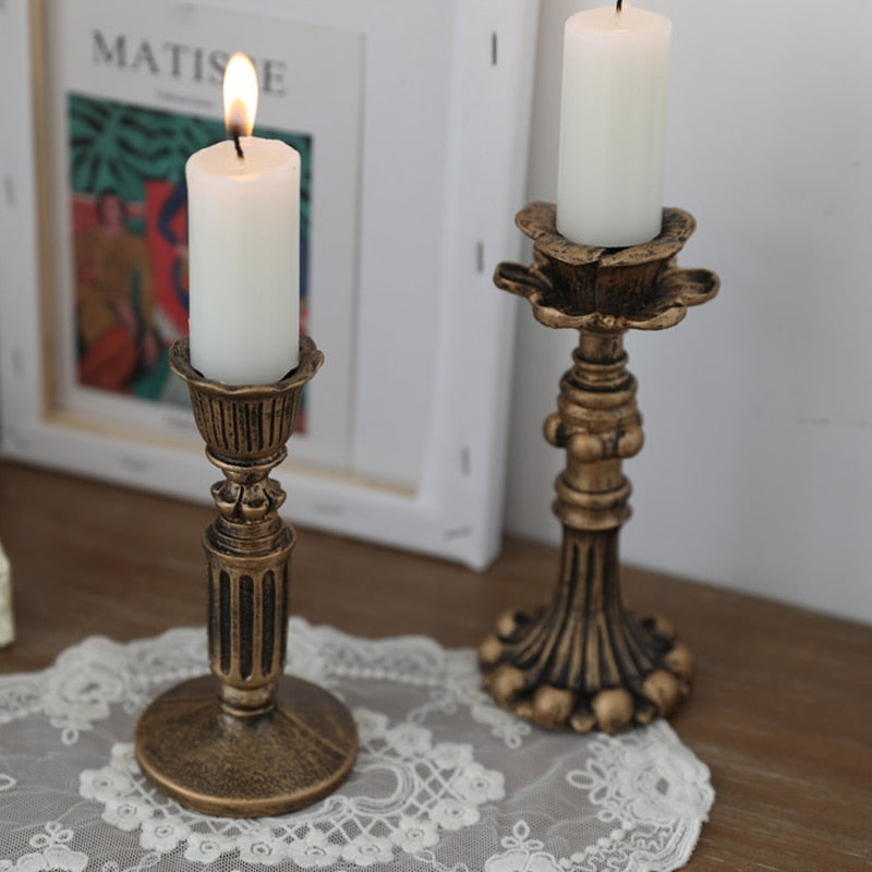 Graceful Candle Holder Dark Academia