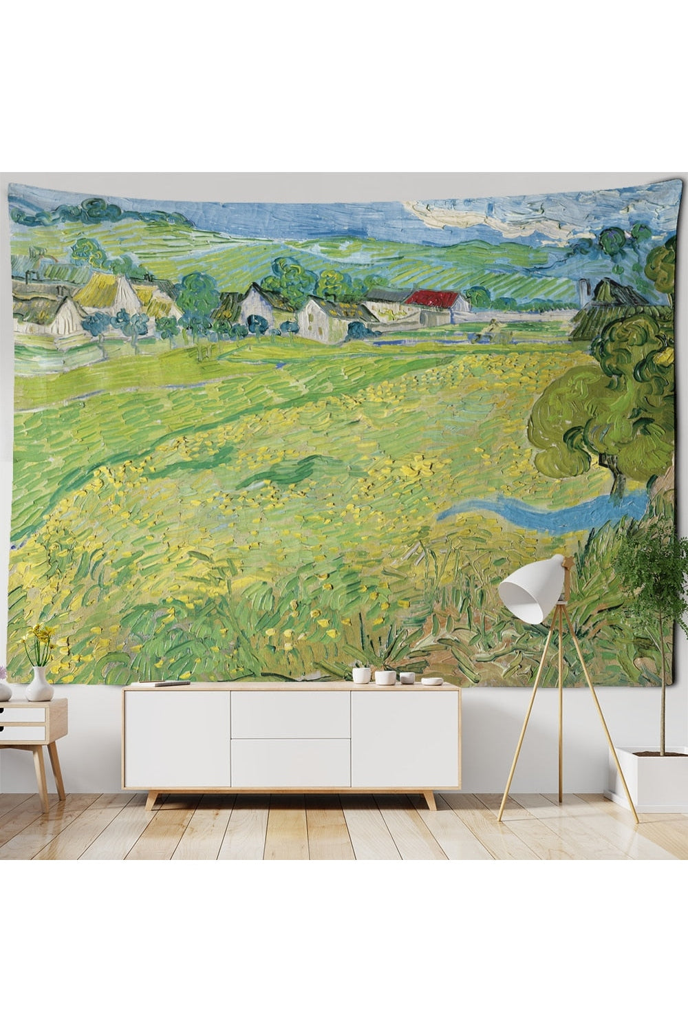 Van Gogh Landscape Tapestry