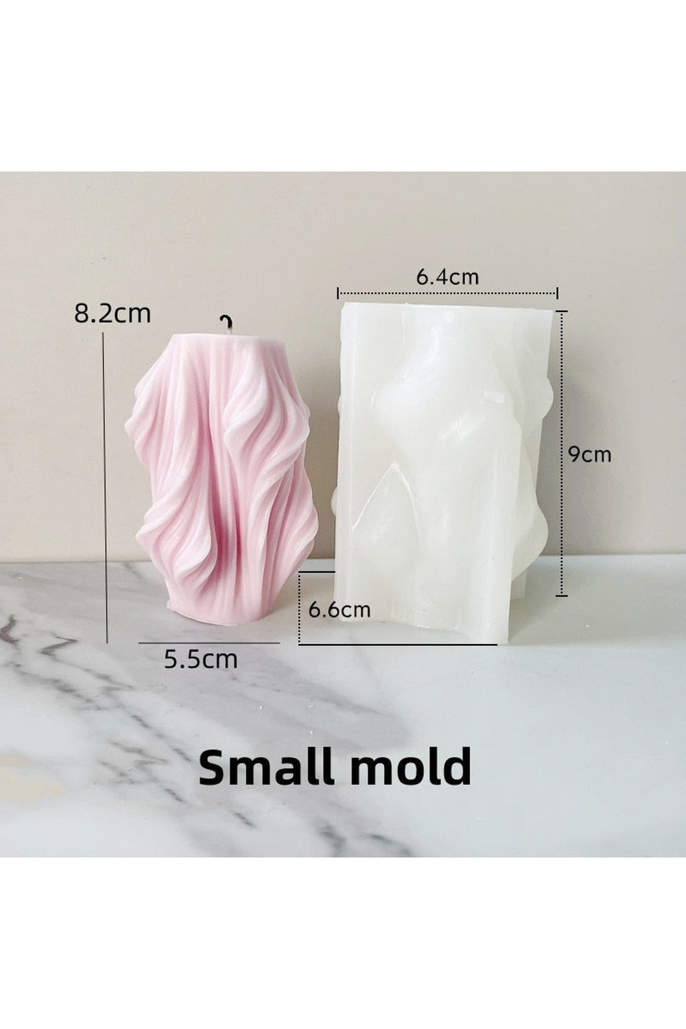 Irregular Geometric Candle Mold