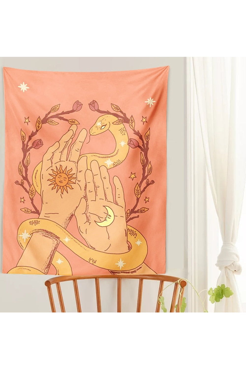 Sun and Moon E-Girl Tapestry