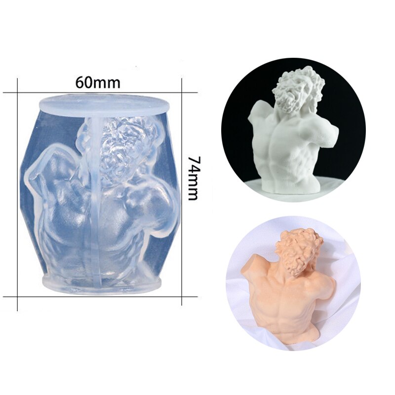 David Art Body Candle Mold