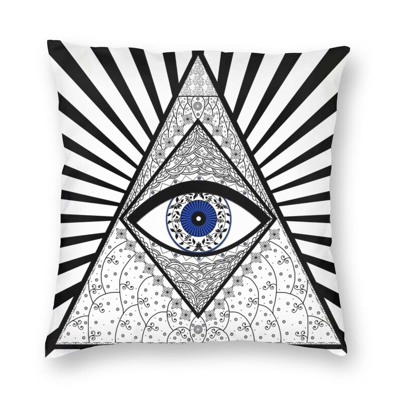 Psychedelic Eye Pattern Pillow Case