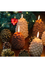 Pine Cone Christmas Candle Mold