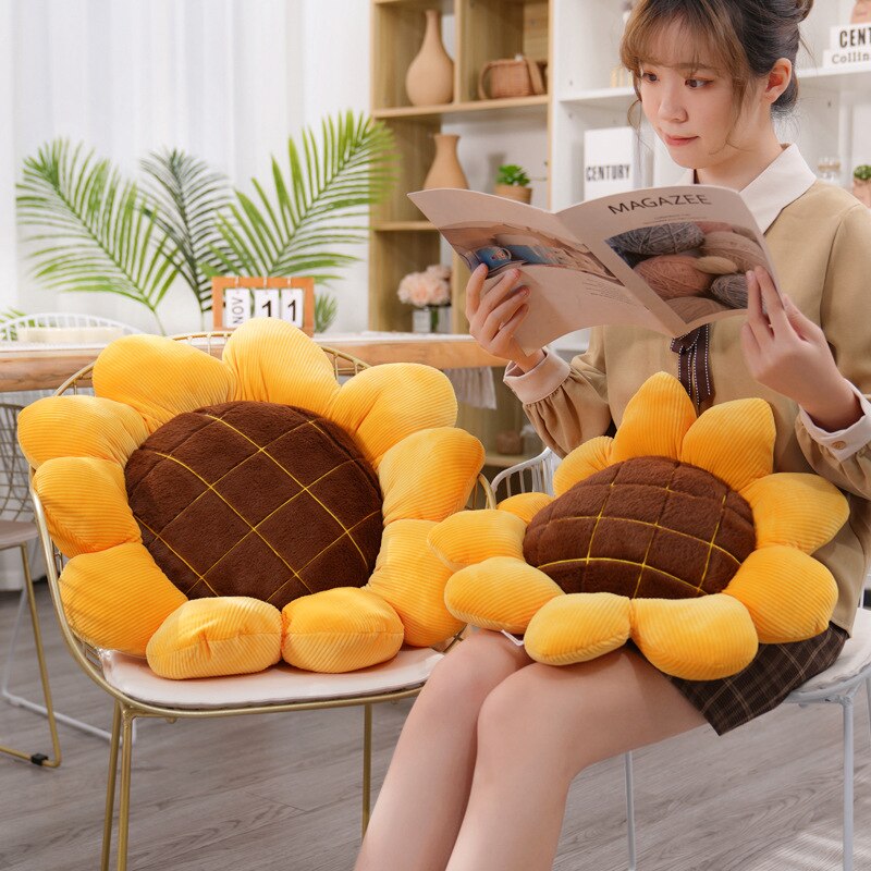 Sunflower Plush Nap Pillow