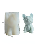 Bulldog Cat Candle Mold Design