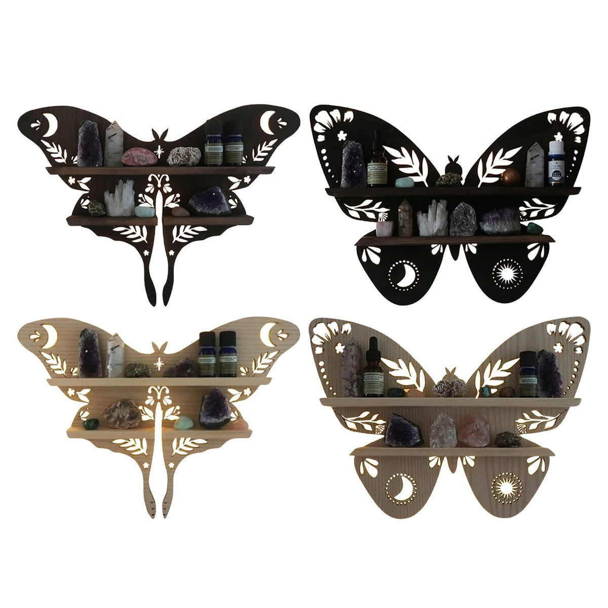 Aesthetic Butterfly Wall Hanging Shelf