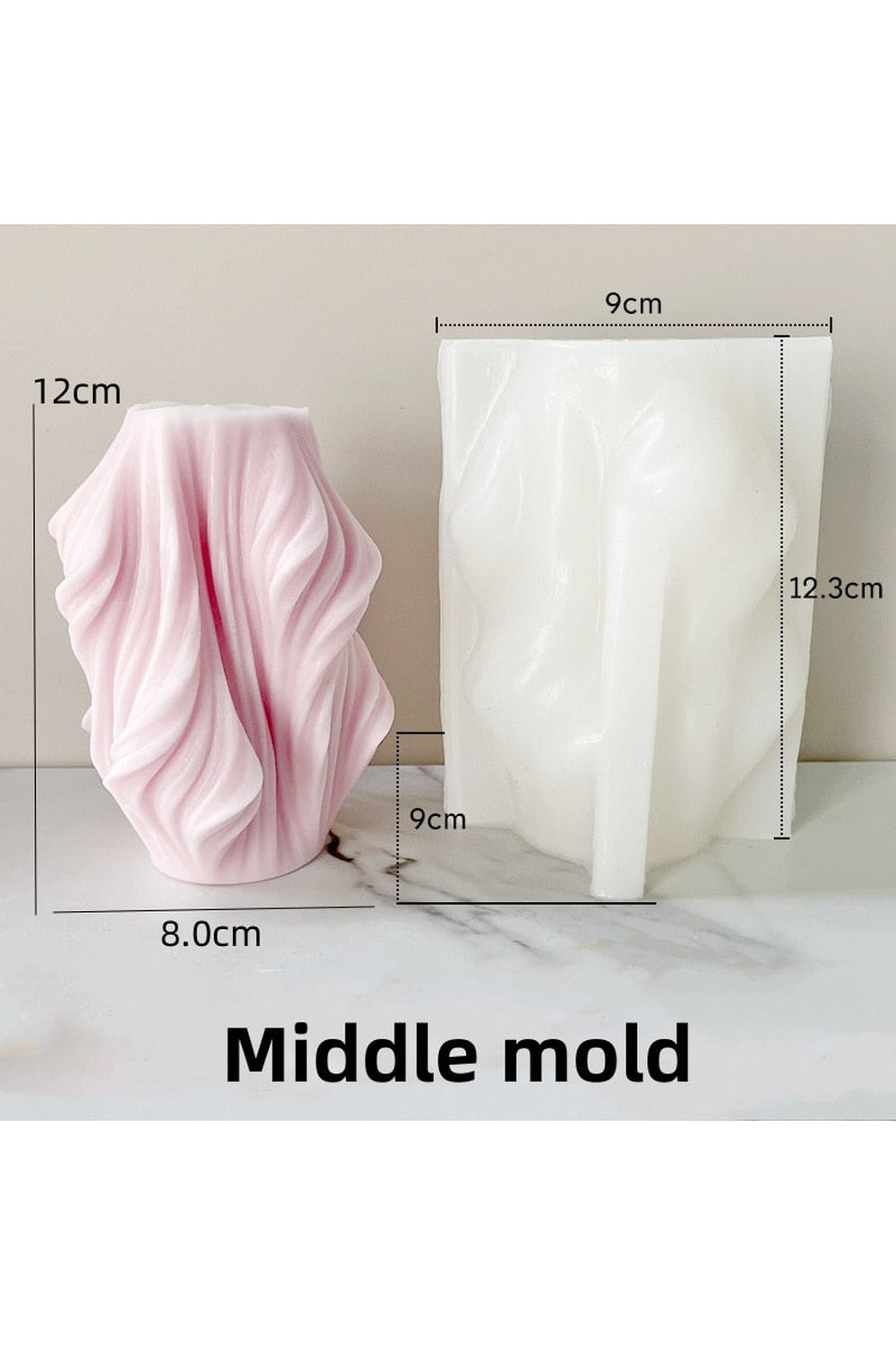 Irregular Geometric Candle Mold