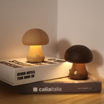 Mushroo Wooden Night Light