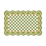 Soft Checkered Plush Rug