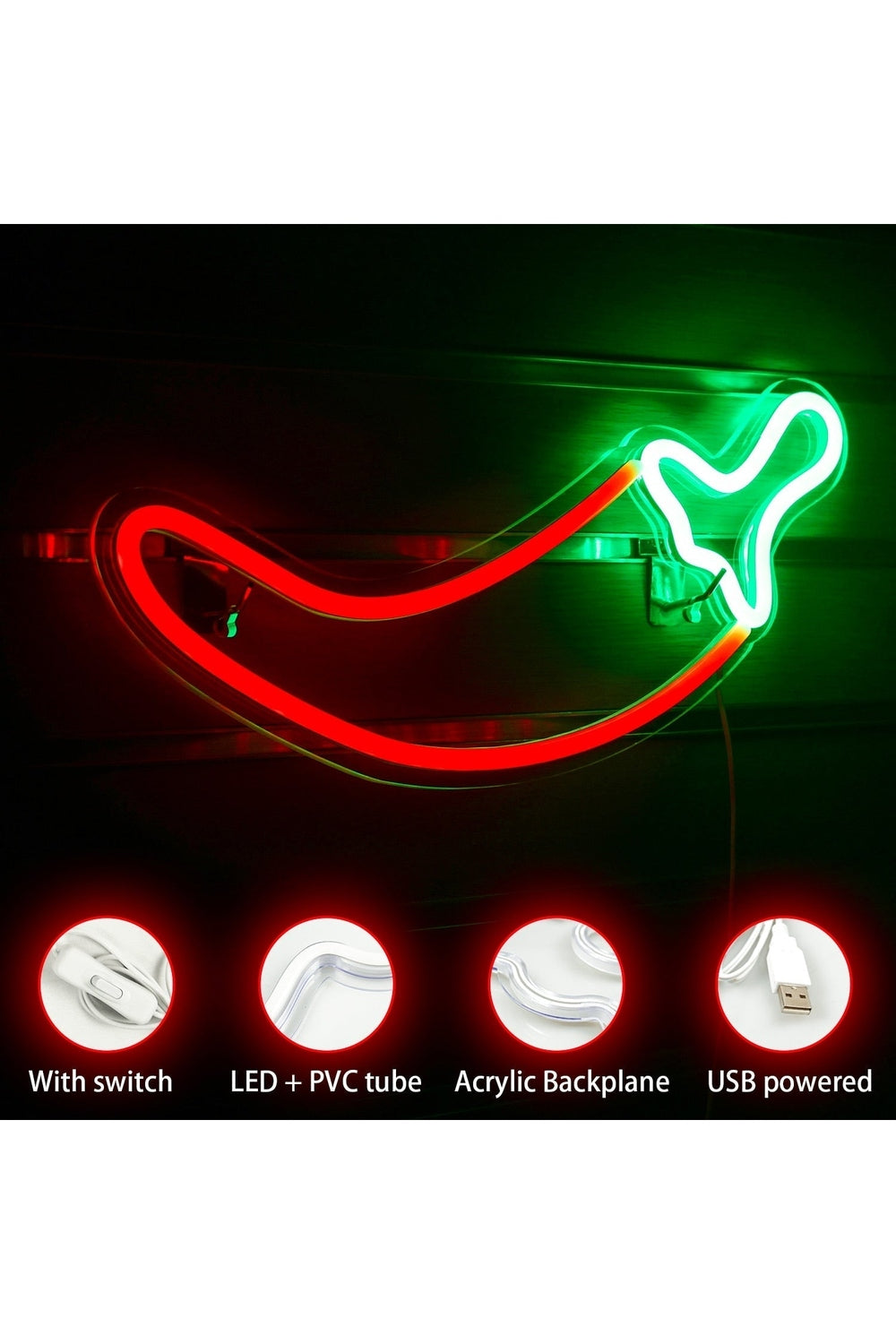 Spicy Chilli Neon Light