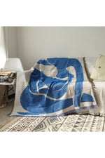 Luxurious Tasseled Throw Blanket