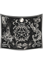 Mystic Witch Ritual Wall Tapestry