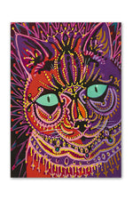 Louis Wain Cats Psychedelic Poster