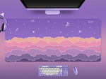 Purple Kawaii Deskmat