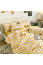 Soft Checkerboard Bedding Collection