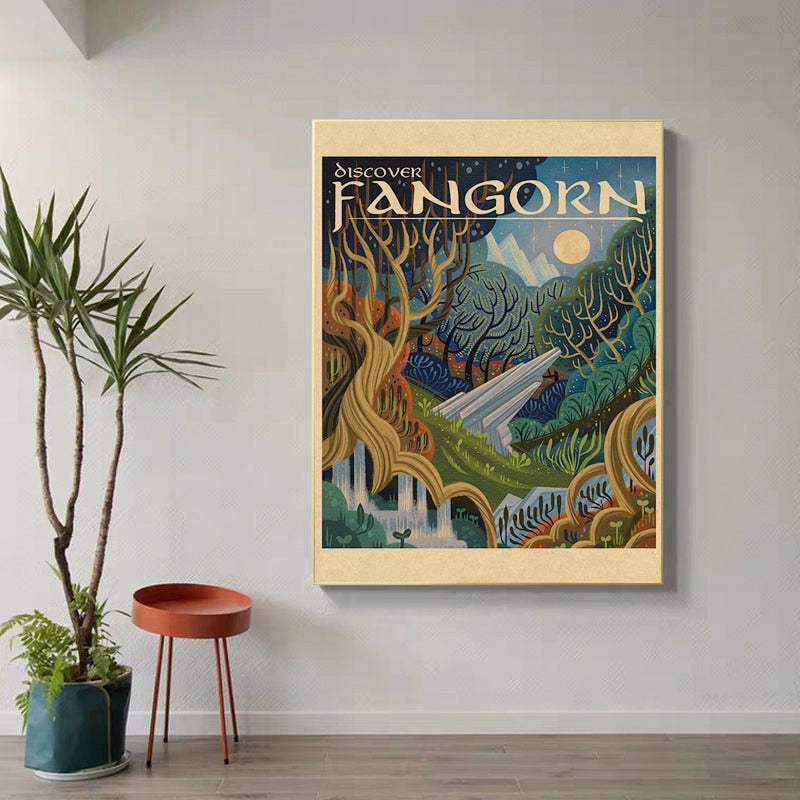 Vintage Tolkien Wall Art