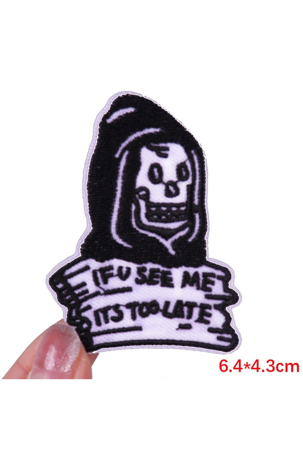 Ghostly Embroidery Patches